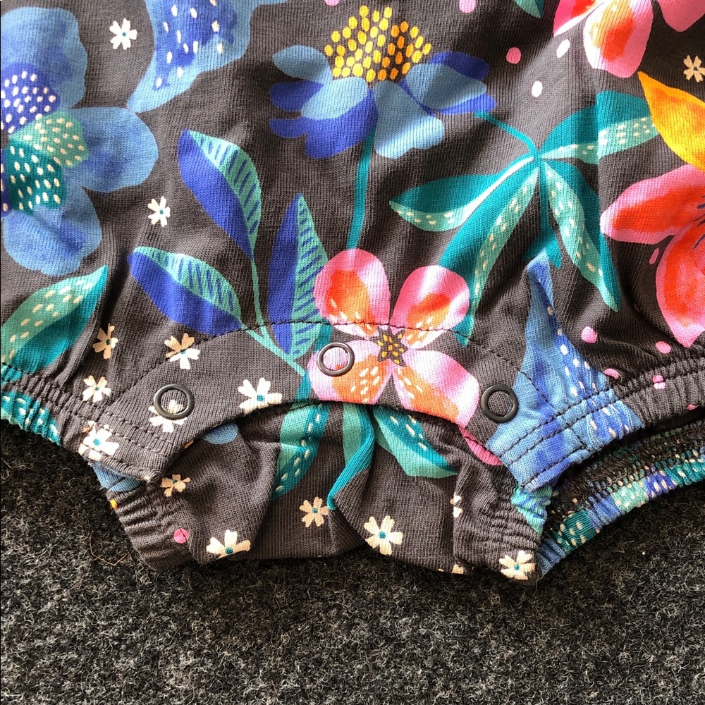 Tea Collection Multicolor Floral Romper - Picture 5 of 6